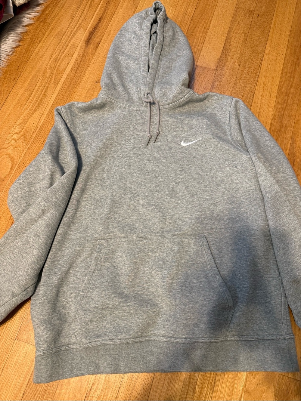 grey nike hoodie